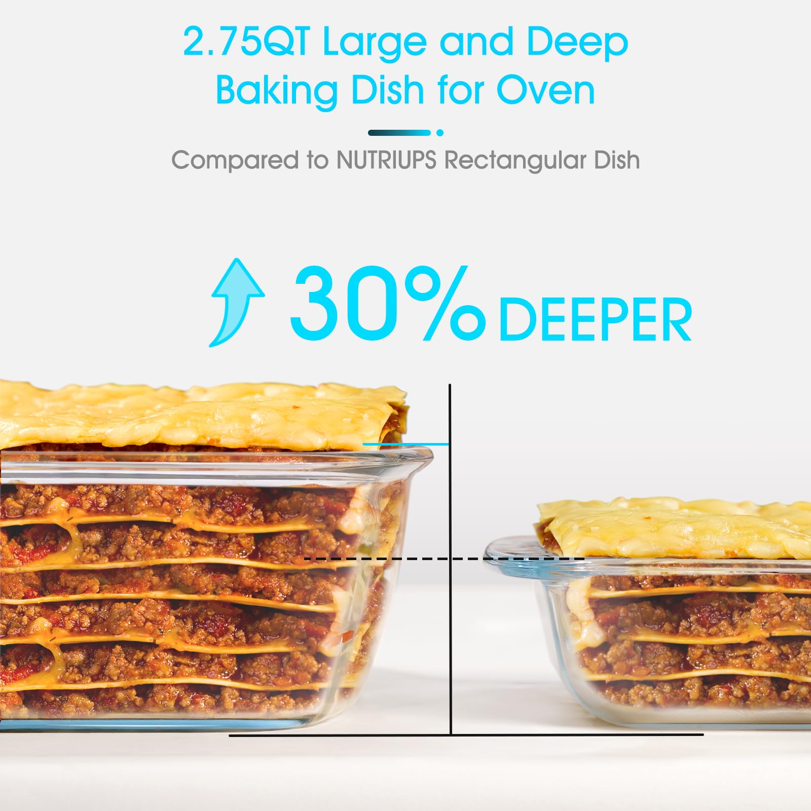 NUTRIUPS deeper dish minimizes spills while keeping flavors intact.
