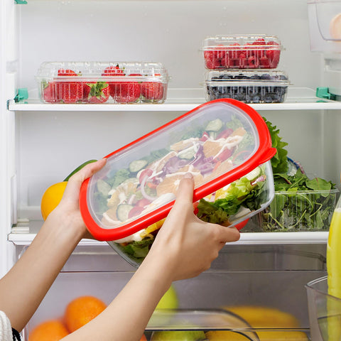 NUTRIUPS tempered glass is dishwasher-safe and easy to clean.