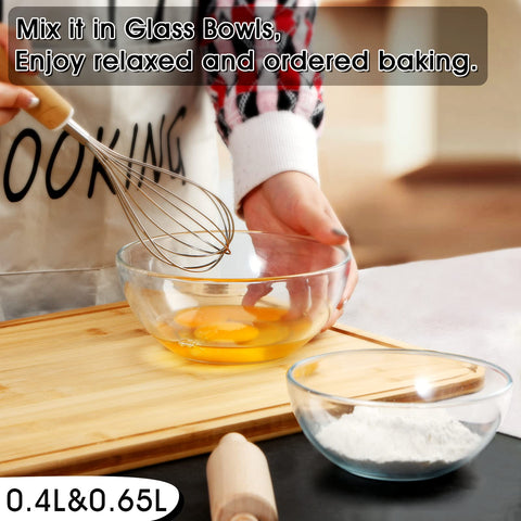 NUTRIUPS glass bowls allow compact nesting for organized cupboards