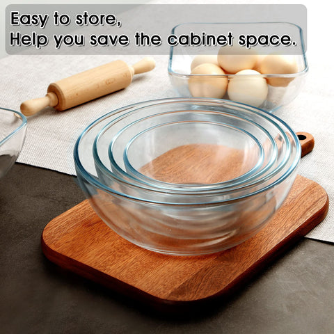 NUTRIUPS gift-ready glass bowls set for kitchen gifts