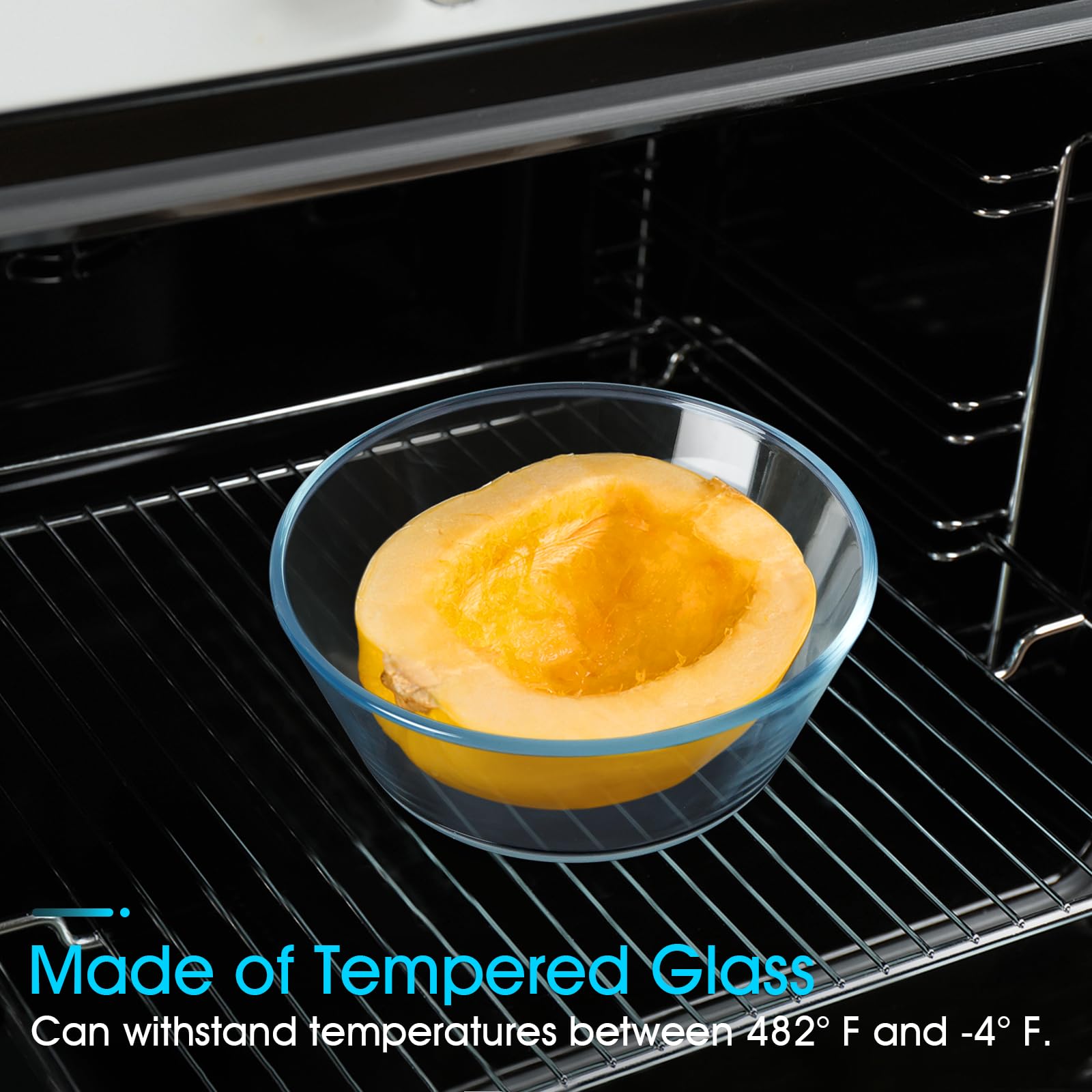 NUTRIUPS microwave-safe glass bowl for quick reheats and easy cleanup.