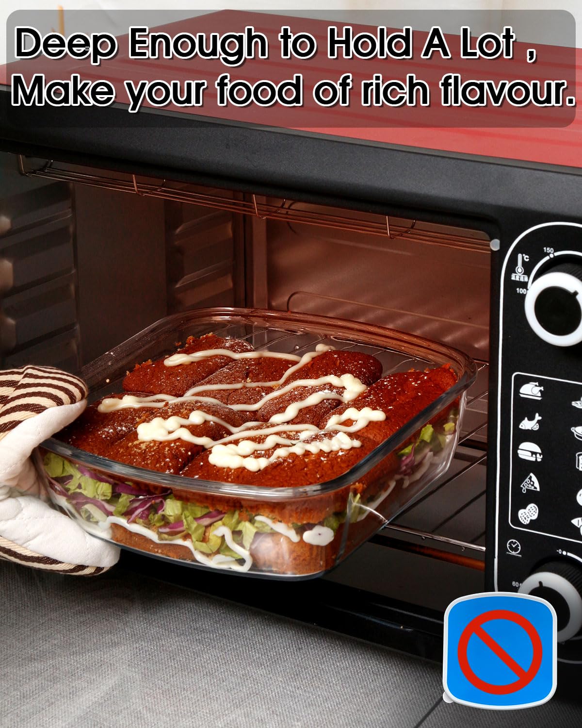 NUTRIUPS microwave-safe glass dish for quick reheats.