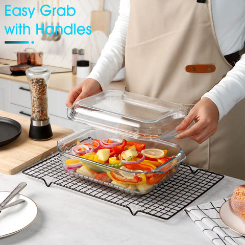 NUTRIUPS oven-microwave-freezer-safe casserole supports flexible reheating and storage.