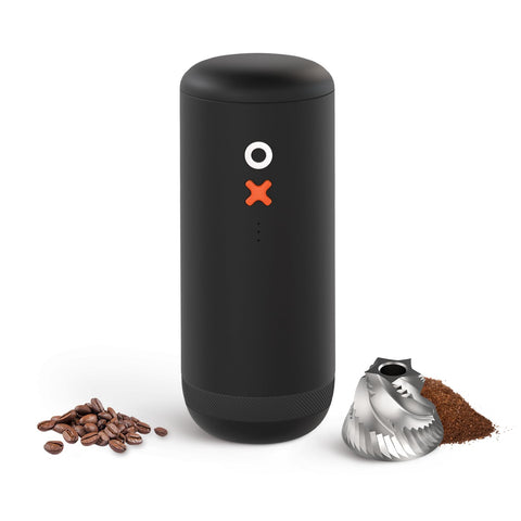 Nuttii Burr Coffee Grinder in electric portable design for on the go brewing.