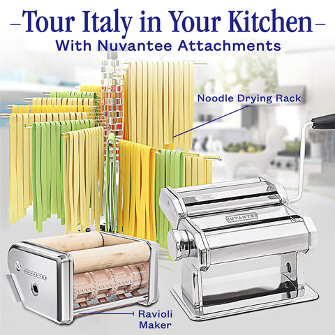 Easy to clean stainless steel surface after making pasta dishes.