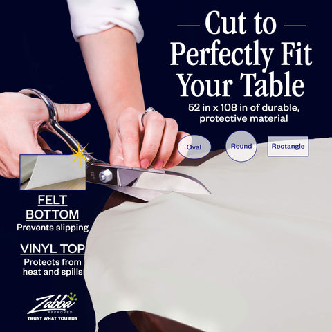 Nuvantee table pad is liquid-proof and easy to wipe clean.