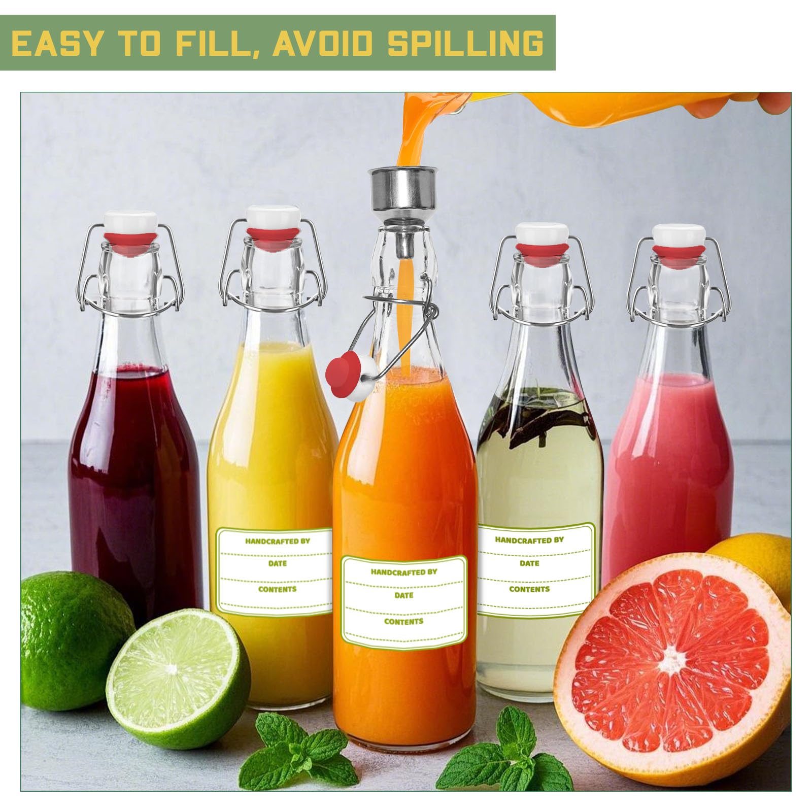 NVioAsport silicone seals replacement to keep bottles leakproof