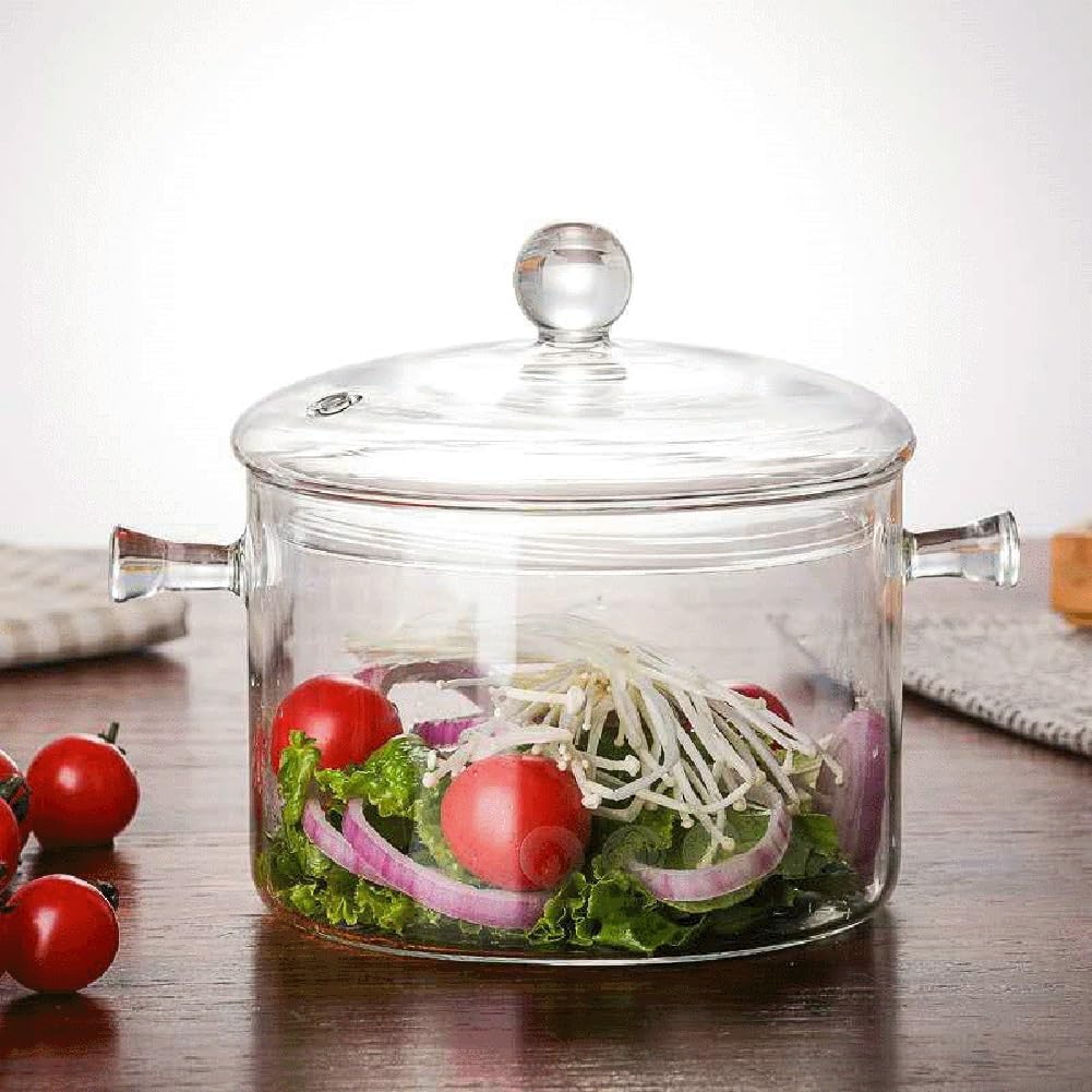 NVLIKNA transparent saucepan allows monitoring while simmering sauces.