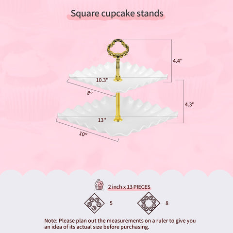 NWK smooth-finish dessert stands ready for a cohesive table setup.