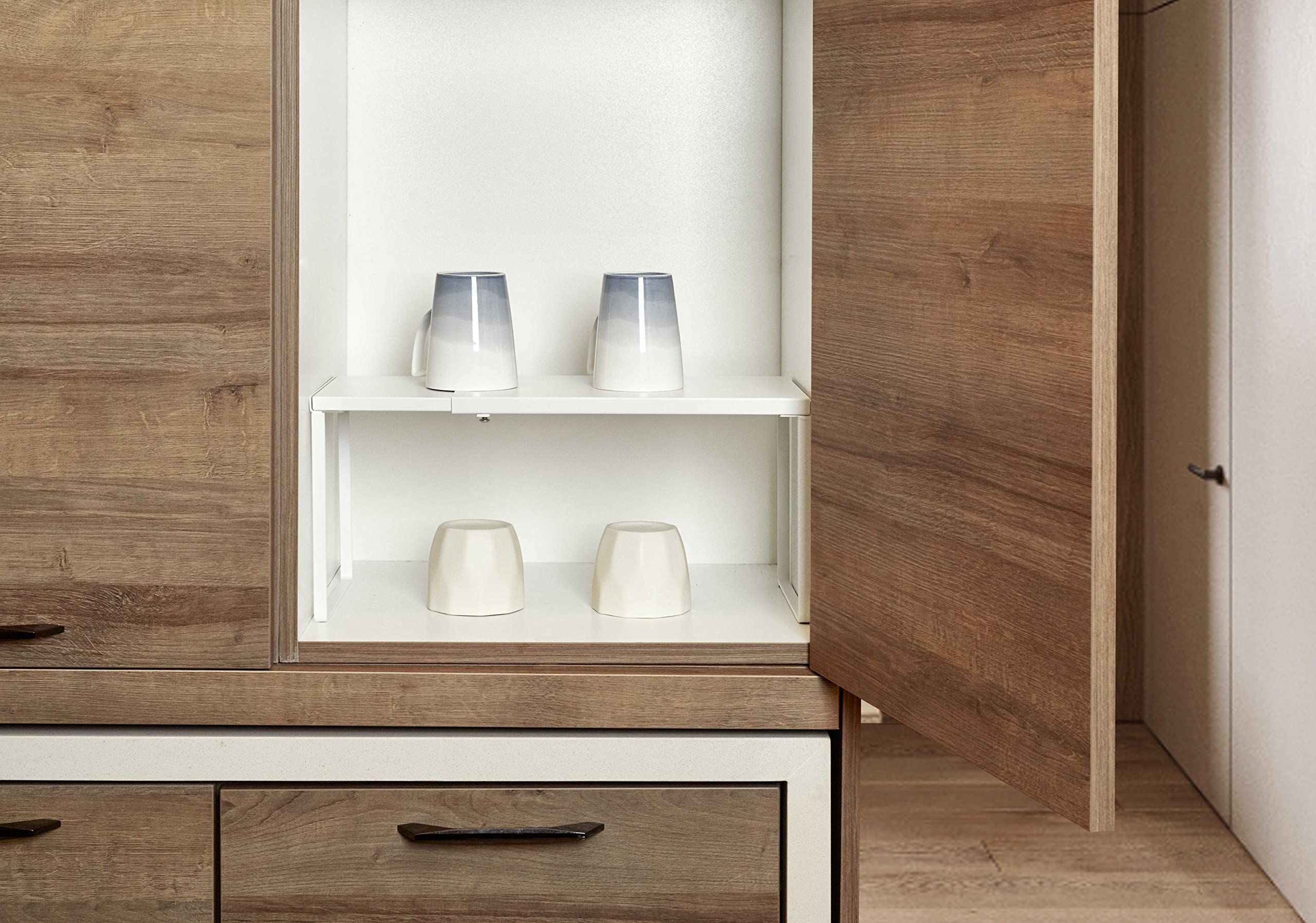 Nxconsu cabinet shelf with pantry organization focus and modular design.