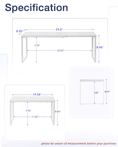 Nxconsu cabinet shelf under-sink storage solution for clutter control.