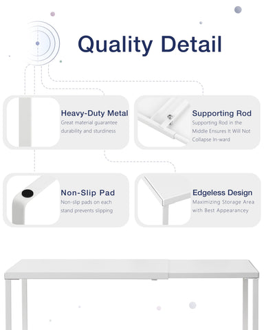 Nxconsu heavy-duty shelf holds up to 50 lbs for organized spaces