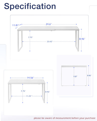 Nxconsu 3mm metal frame provides durable support for heavy items