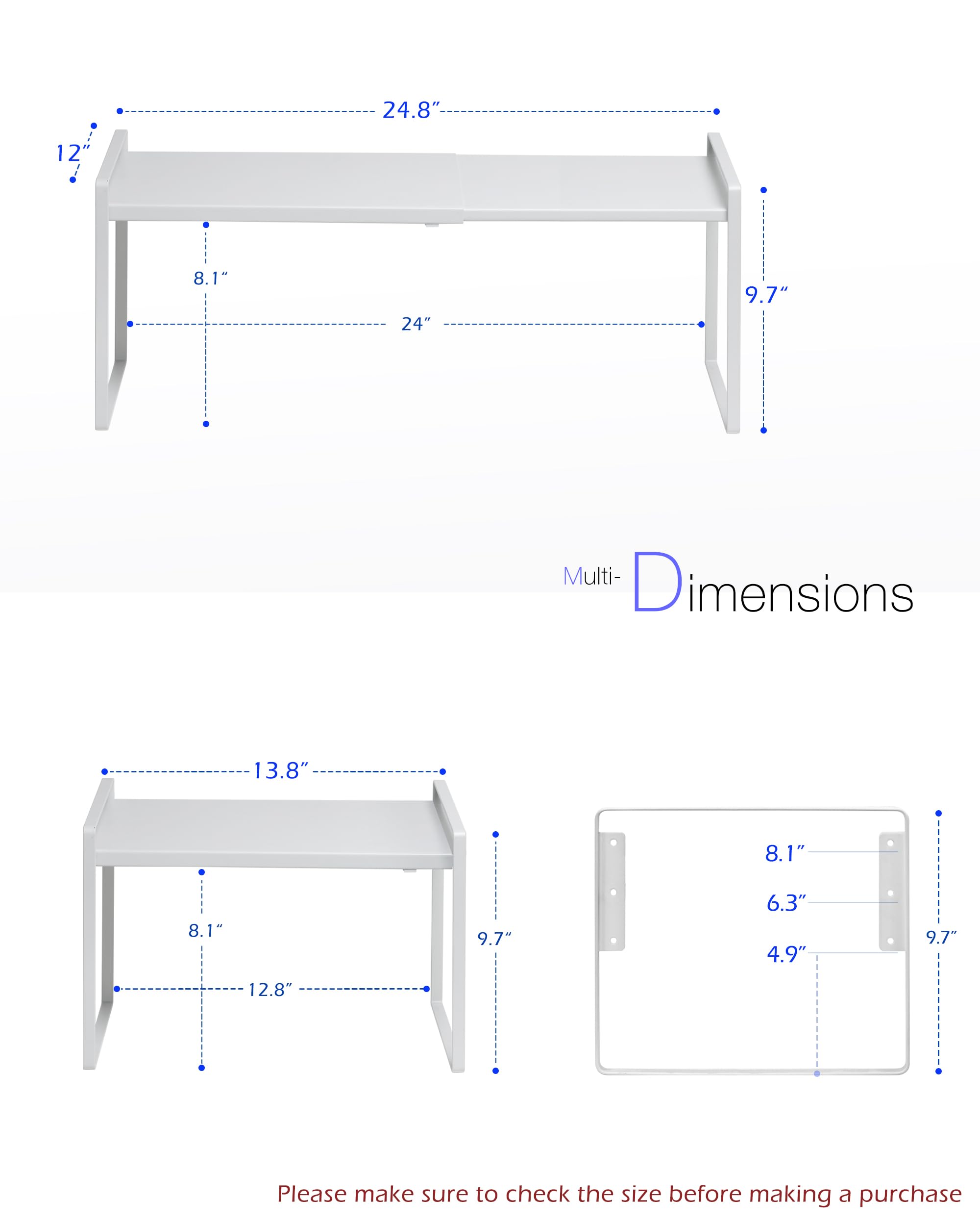 Nxconsu multifunctional storage shelf helps organize bowls, plates, and snacks.
