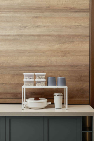 Nxconsu pantry organization shelf keeps snacks and dishes neatly arranged