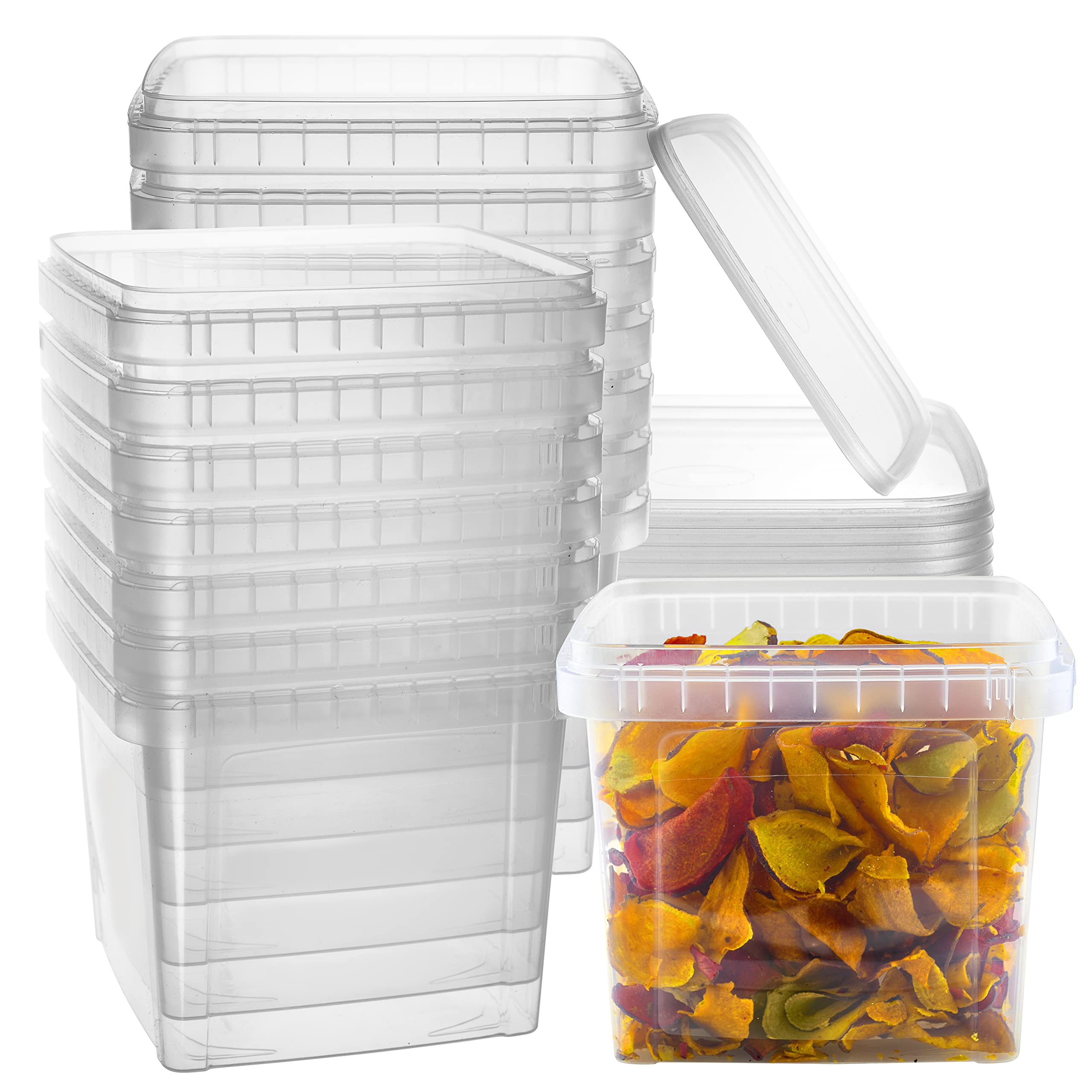 NYHI 64oz square container set packaging reveals bulk meal prep potential
