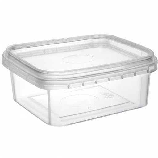 NYHI 8 oz square container for meal prep and on-the-go snacks.