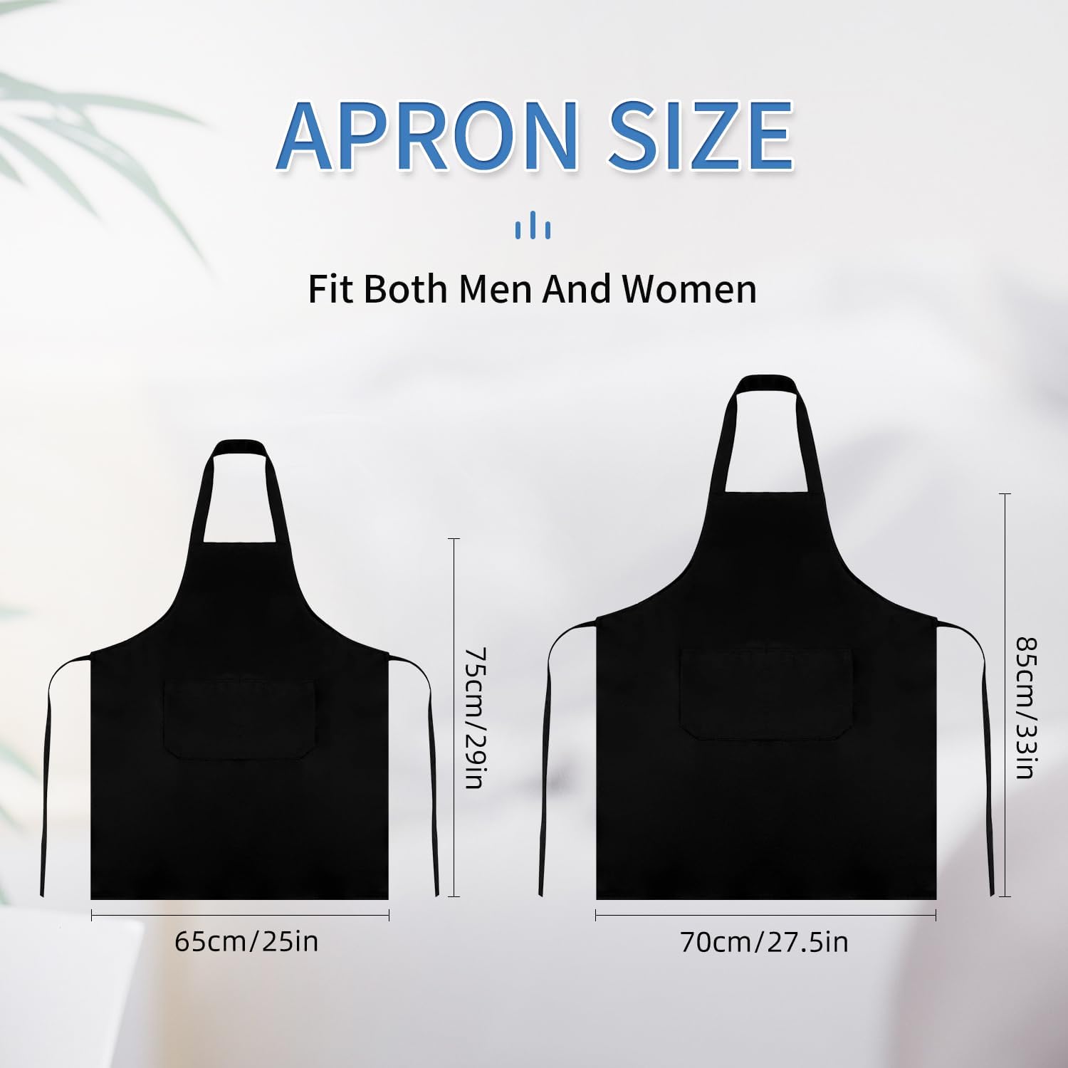 Nymmoata bib apron black side view highlighting durable fabric for daily wear