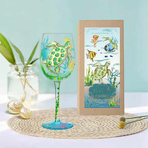NymphFable artisan hand-blown glass combines artistry with everyday use.