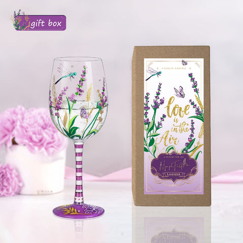 NymphFable crystal glass wine glass highlighting refined craftsmanship.