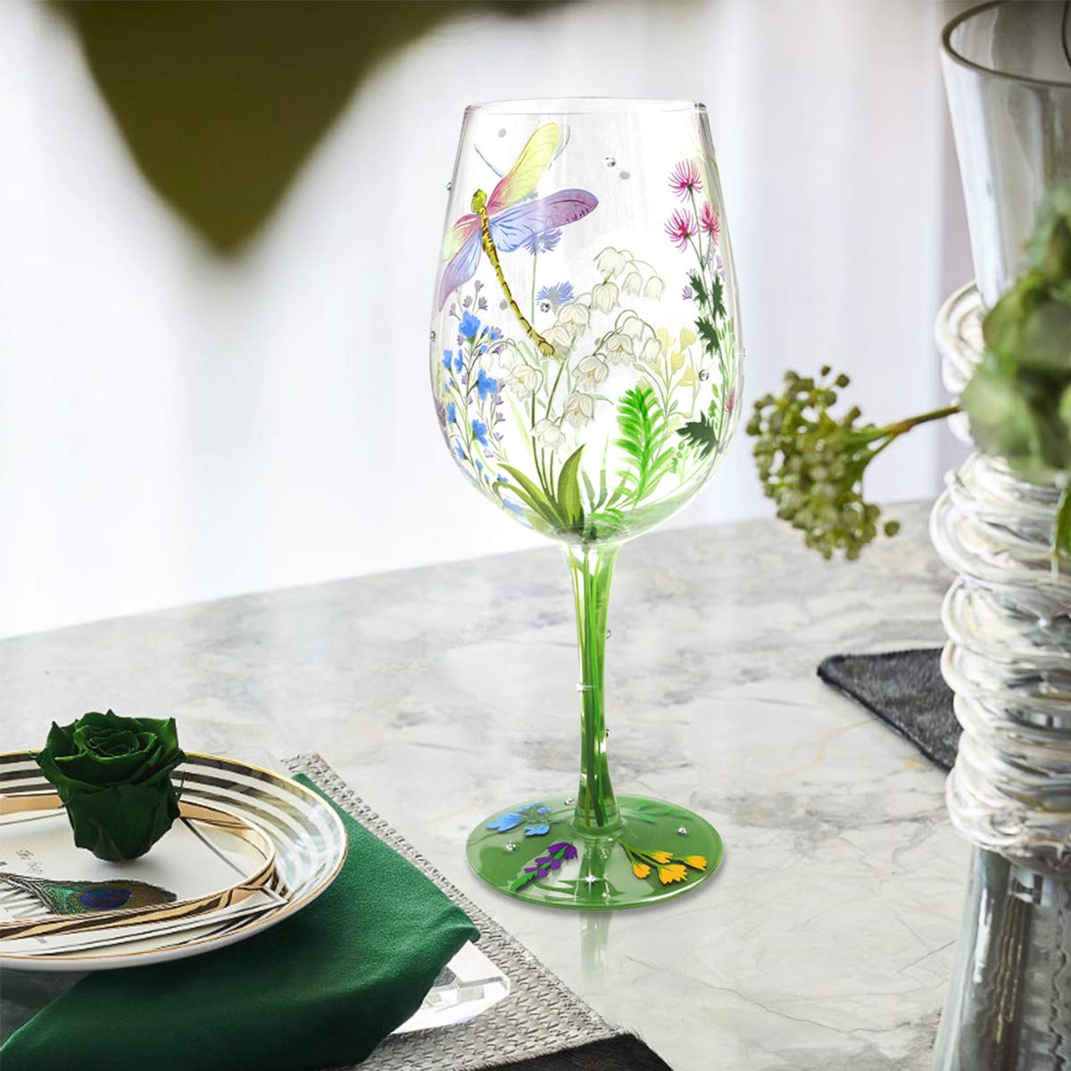 NymphFable versatile glass for wine, cocktails, or juice.