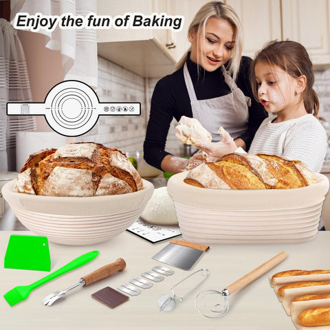 NZQXJXZ bread proofing gift set ready for gifting and baking.