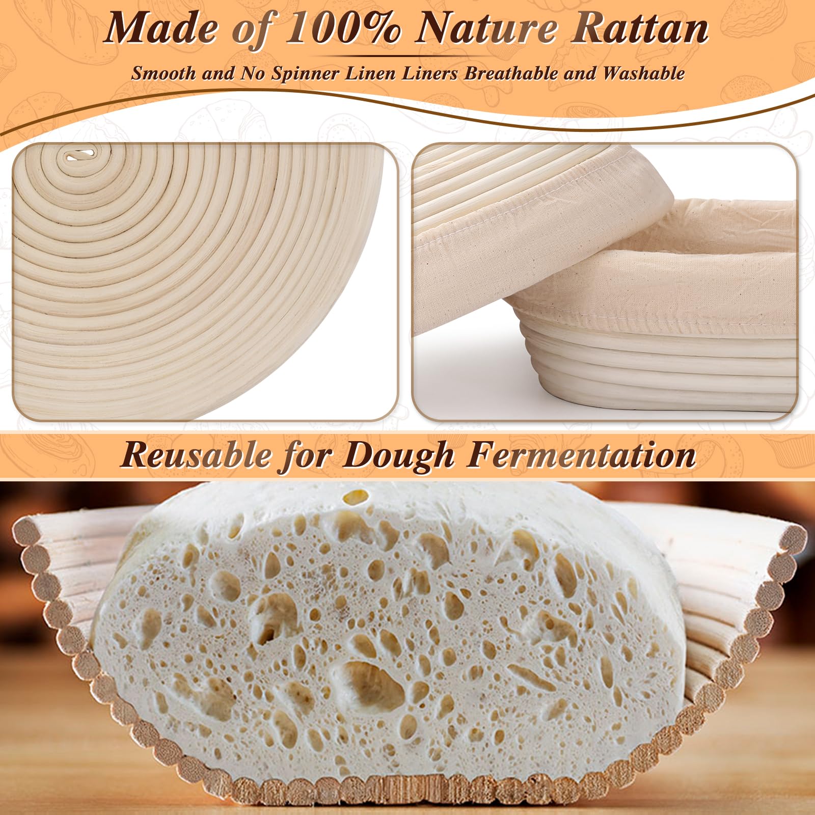 NZQXJXZ Danish dough whisk helps blend flour and water