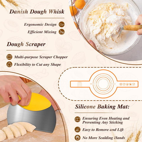 NZQXJXZ dough scraper for quick dough cleanup