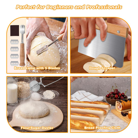 NZQXJXZ oval banneton bread proofing basket 12in for spacious rise.