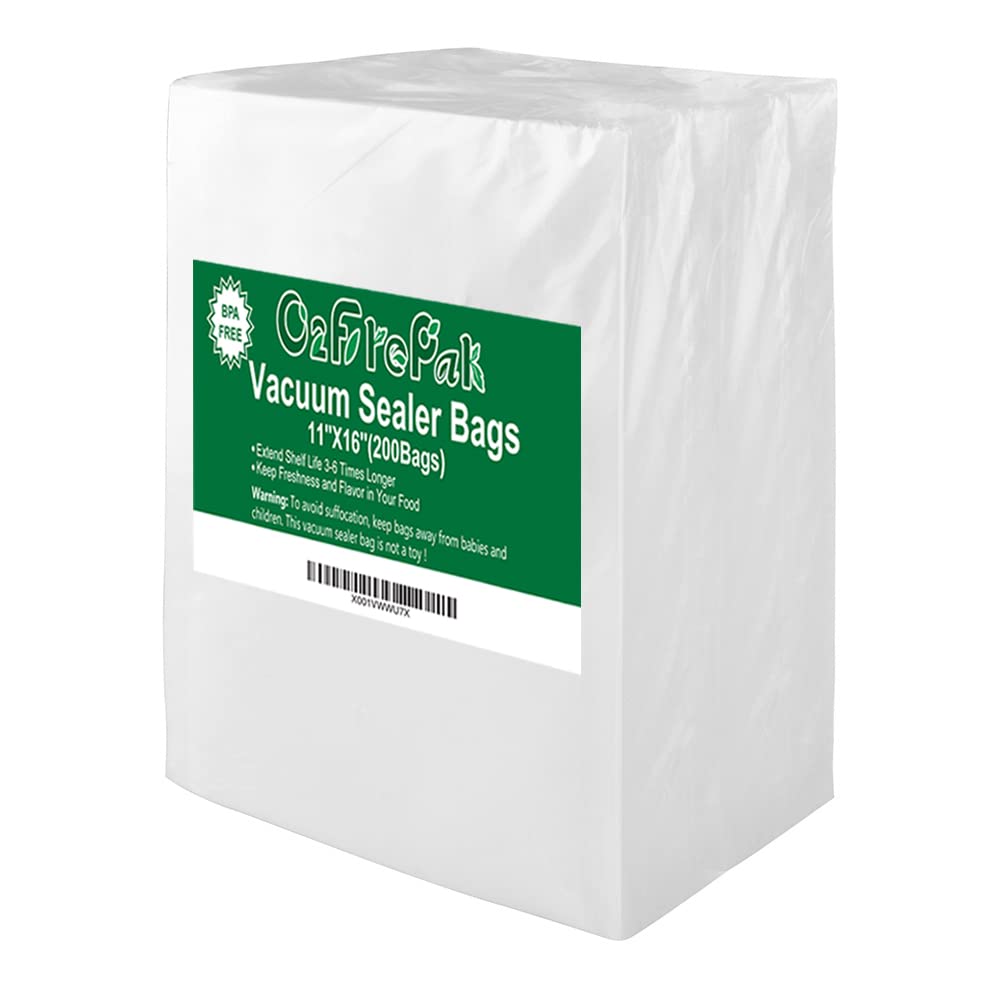 O2frepak 11x16 precut vacuum bags for efficient sealing and long-term storage