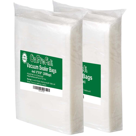 O2frepak 200-count pint size bags ideal for meal prep and freezer storage