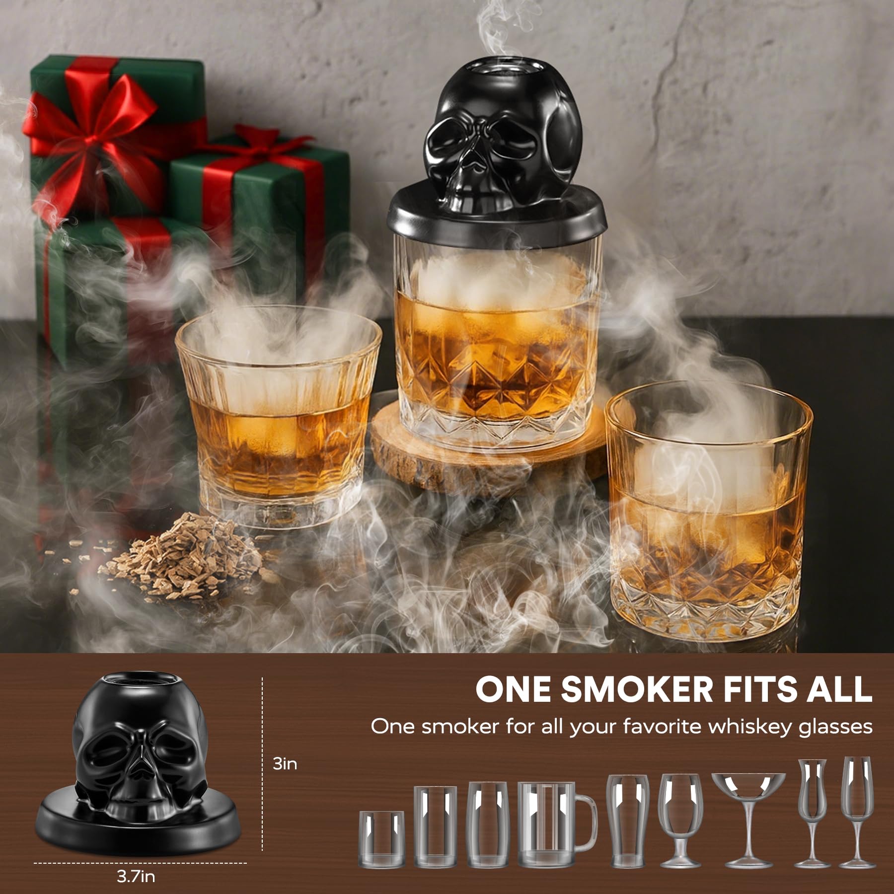 OAGA drink smoker infuser to flavor old fashioned and other drinks