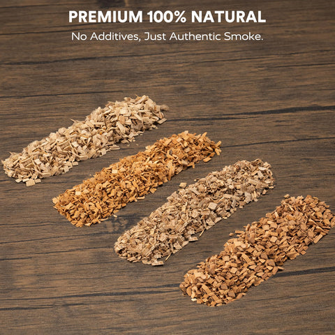 OAGA eco-friendly ceramic smoker reduces wood use by 73%.