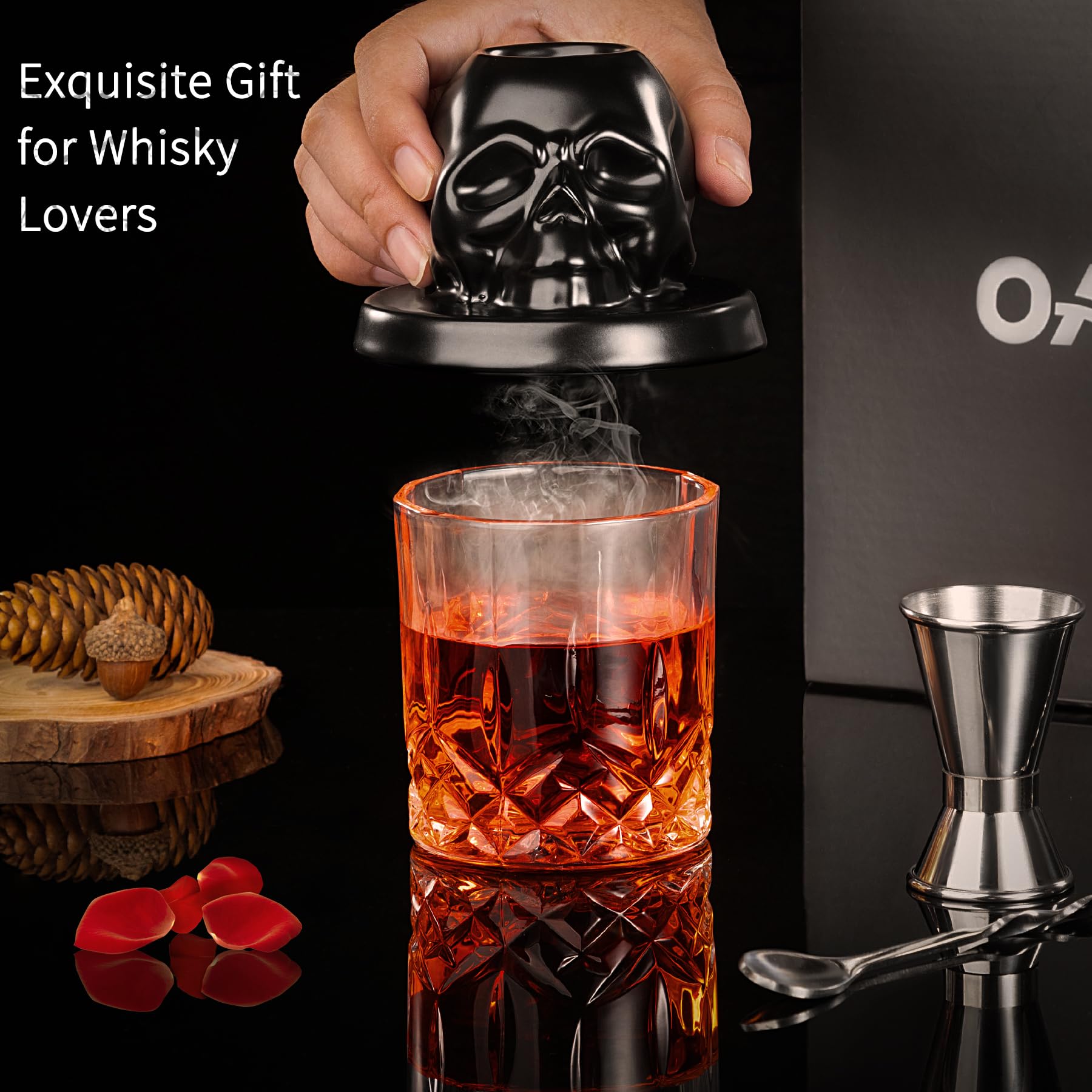 OAGA whiskey smoker kit wood chip flavors offer varied smoky profiles.