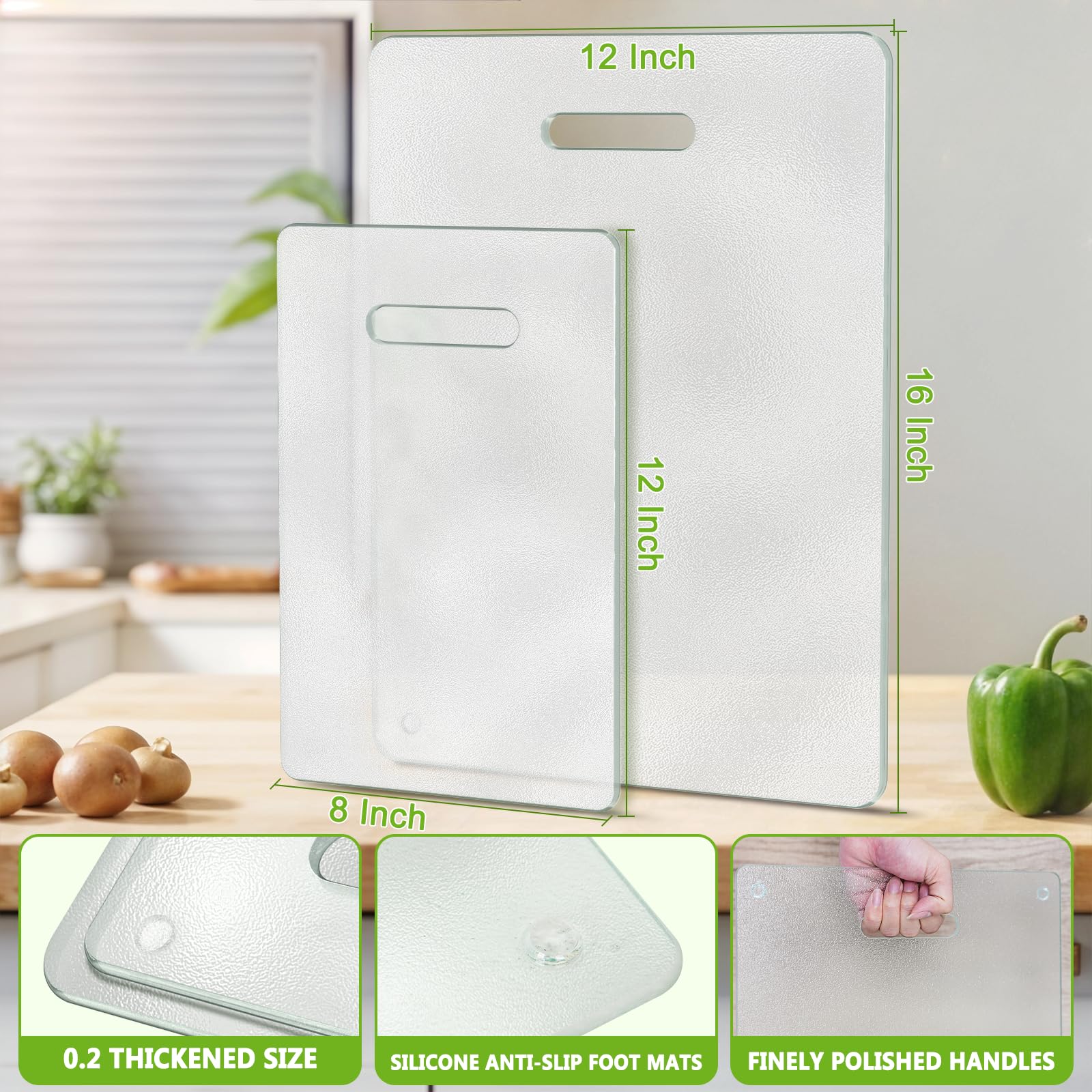 OAKJAR glass cutting board doubles as a cheese plate or serving tray