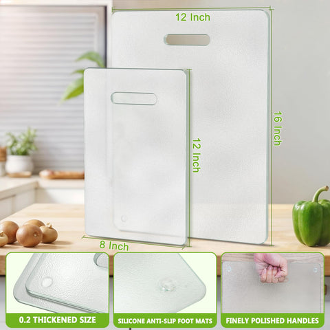 OAKJAR glass cutting board doubles as a cheese plate or serving tray