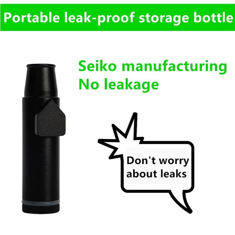 OakMsOik arrow-handle design bottle in black for improved grip and style.