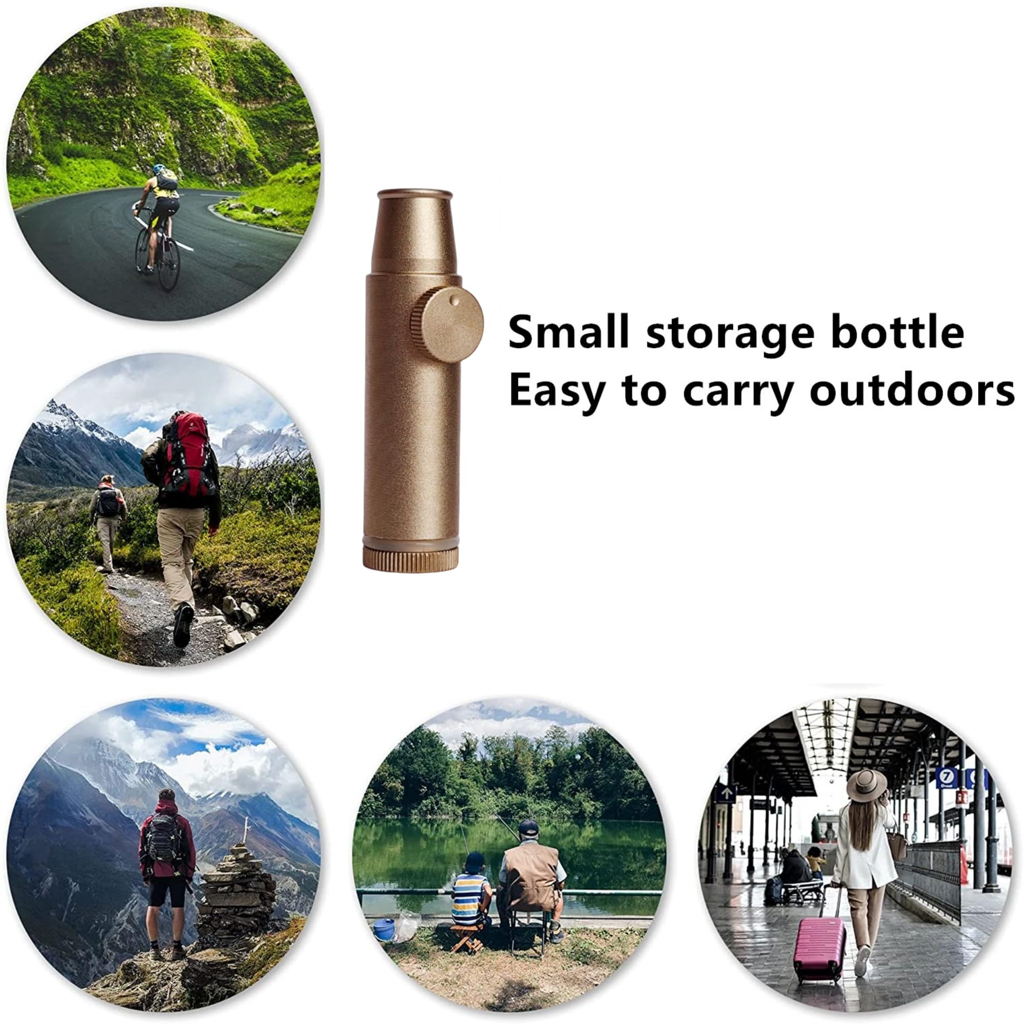 OakMsOik metal leak-proof bottle aluminum texture signals premium quality