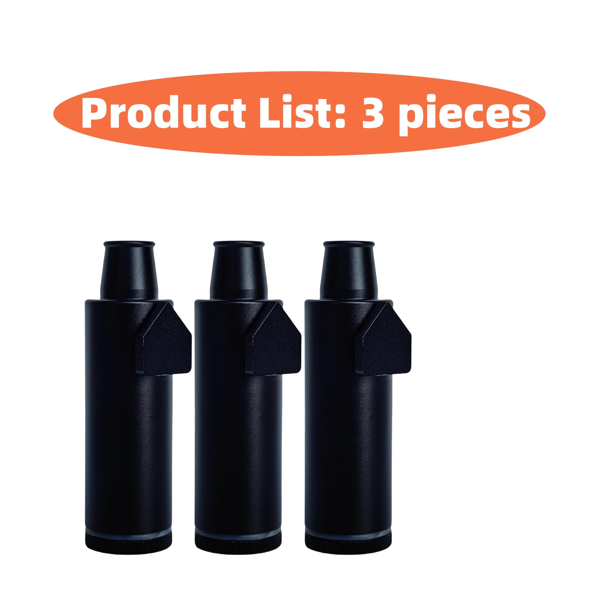 OakMsOik metal leak-proof bottle body in black for durable storage.