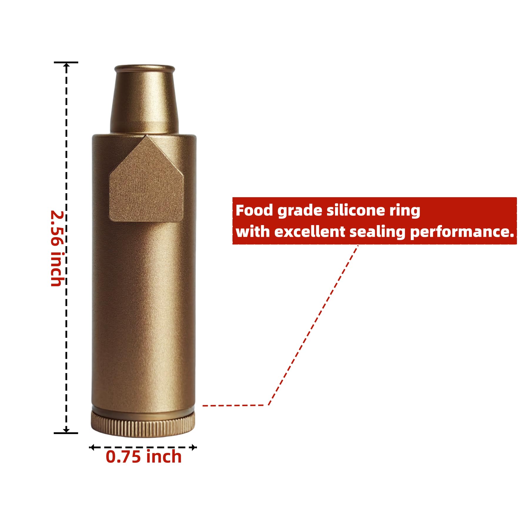 OakMsOik three-pack pepper shaker for versatile spice storage.
