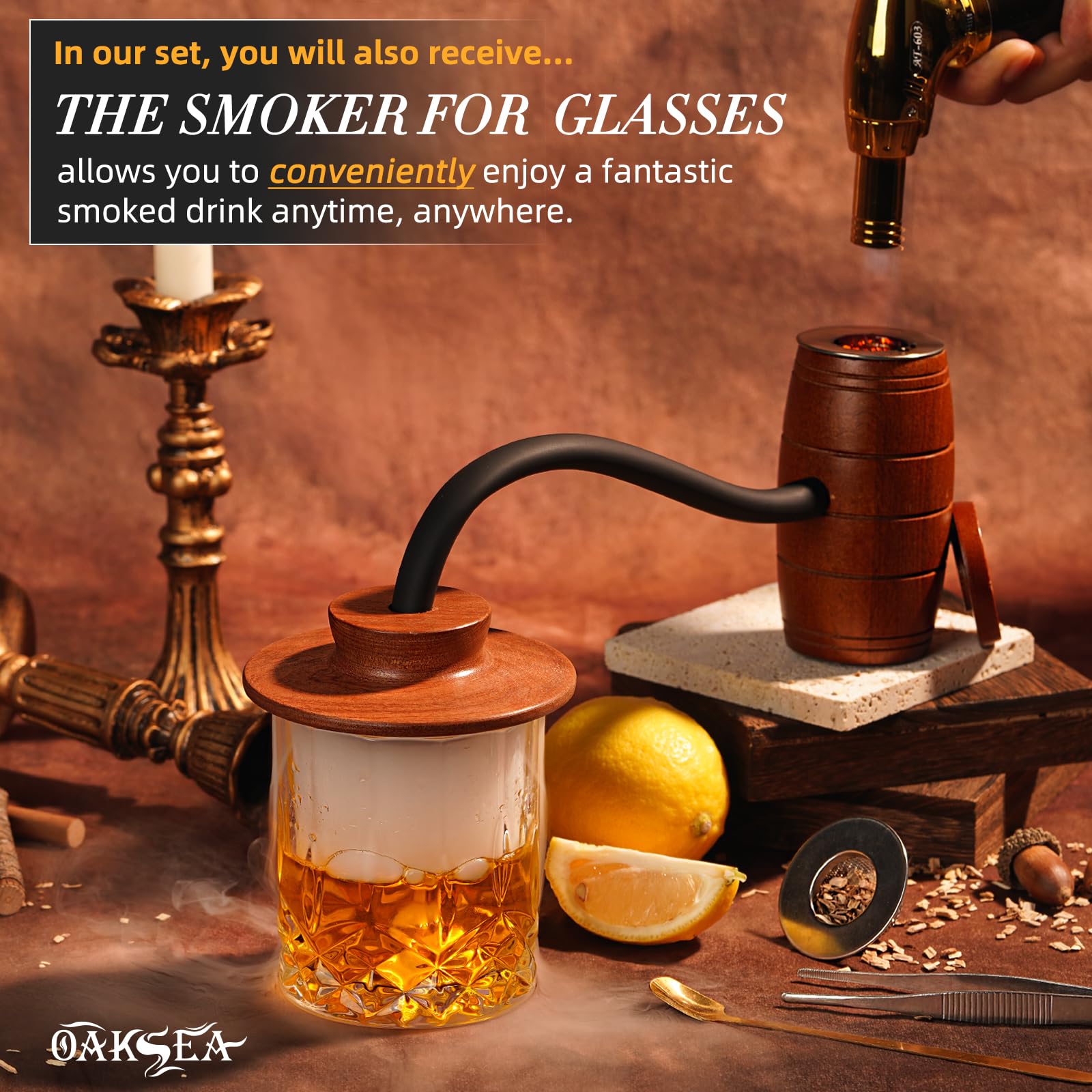 Oaksea elegant gift box showcases a premium present for enthusiasts.