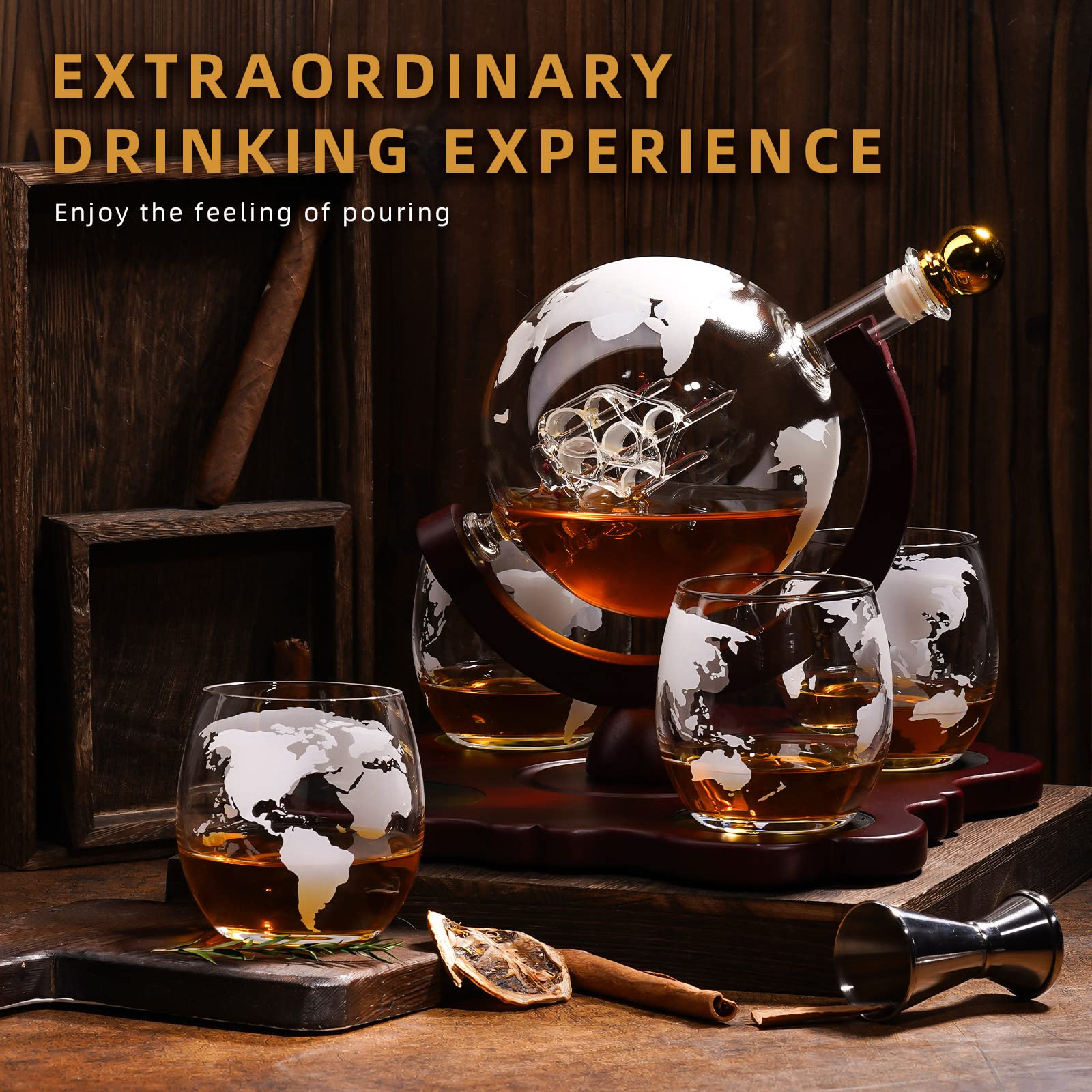 Oaksea recipe cards included for crafting cocktails at home.