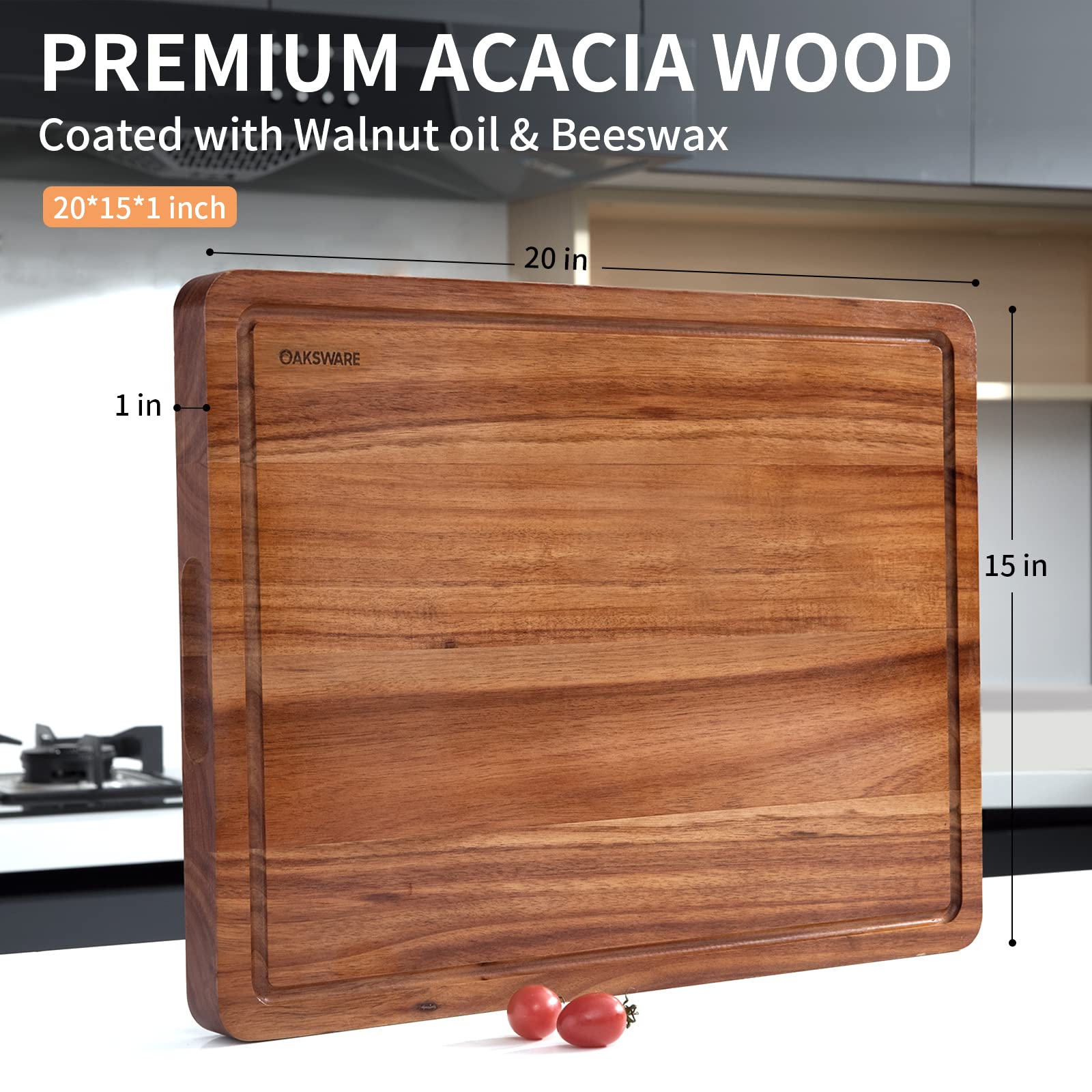 OAKSWARE cutting board makes a thoughtful housewarming gift.