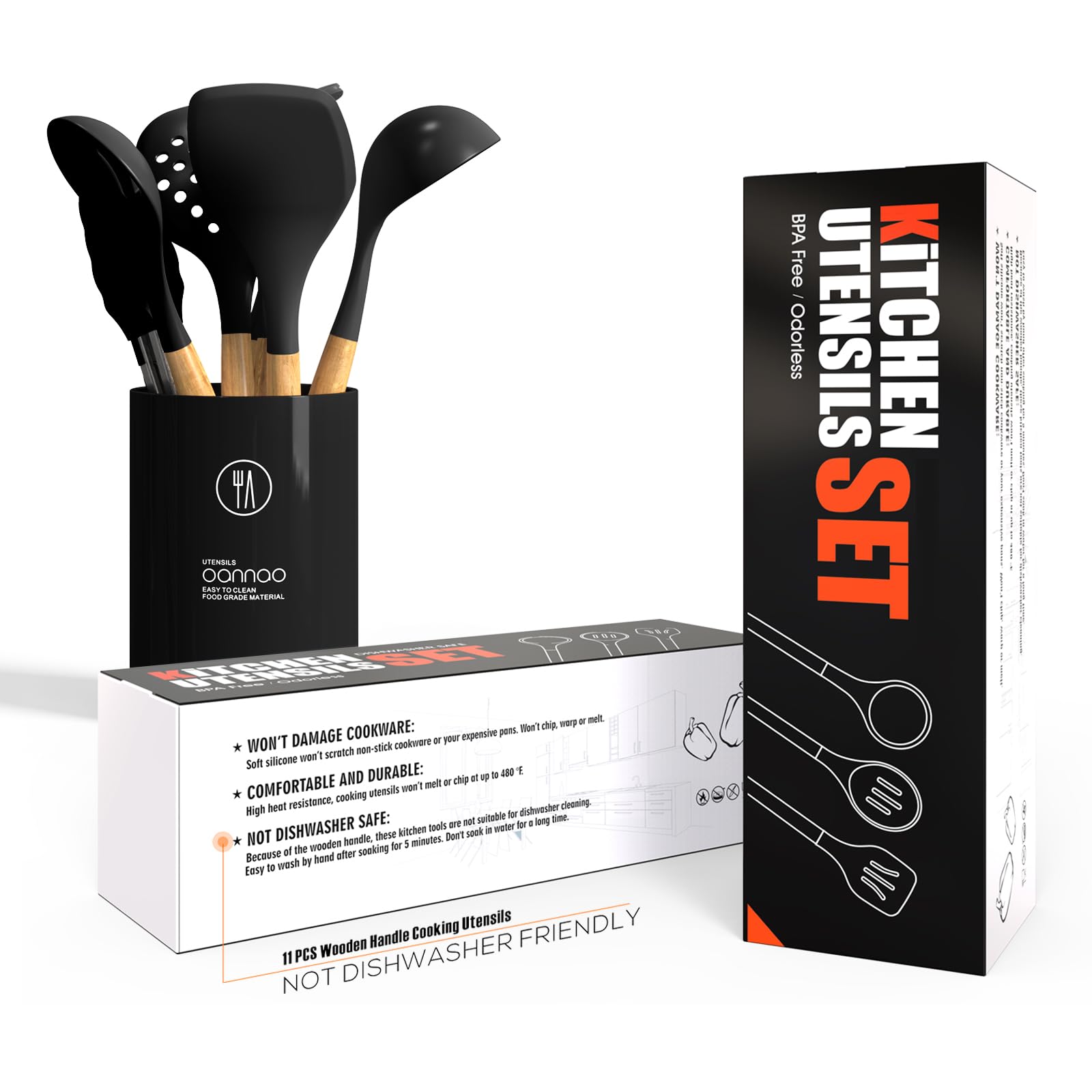 oannao easy-clean design resists buildup for quick cleanup