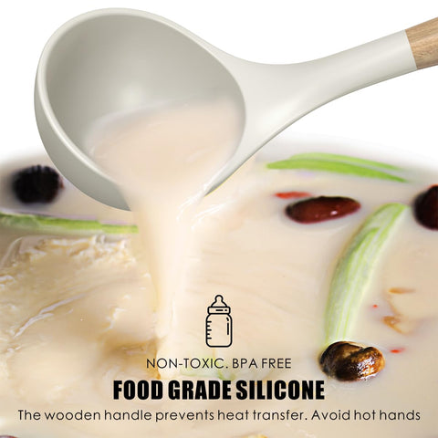 oannao non-stick pan friendly design protects surfaces during cooking