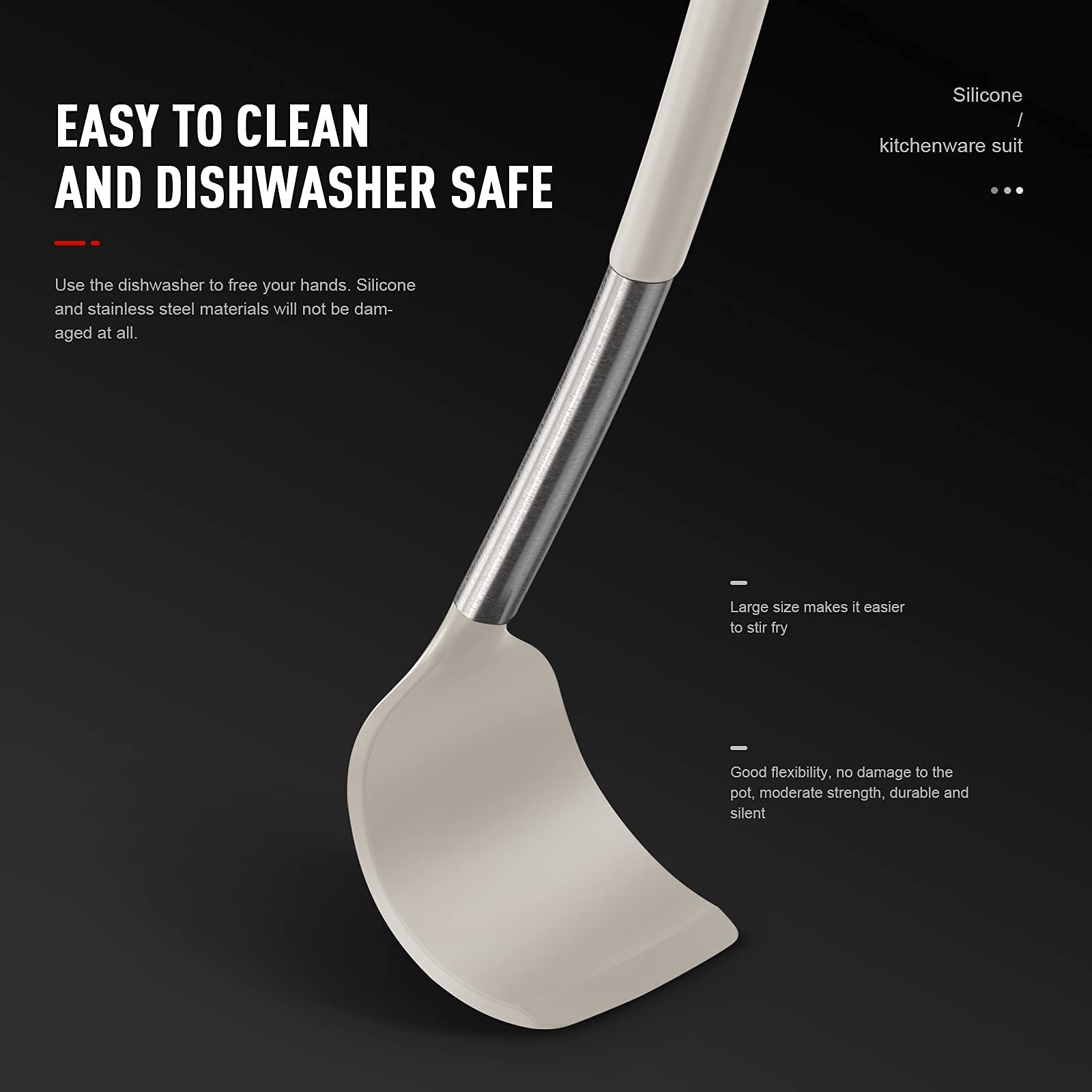 Oannao silicone brush for even coating and cleanup efficiency.