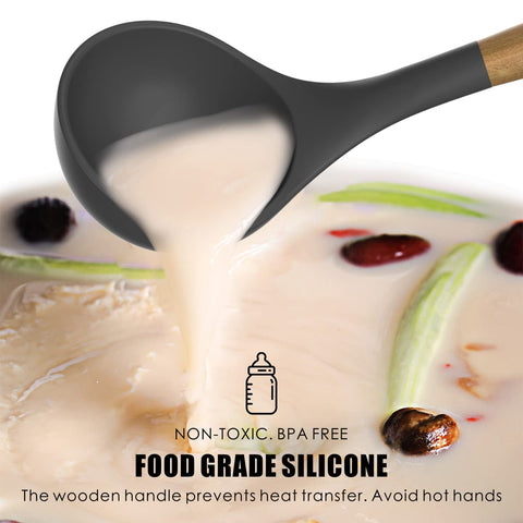 oannao silicone whisk blends batter with a reinforced core