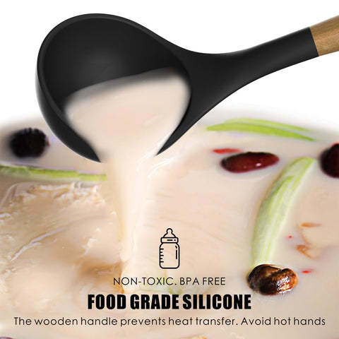 oannao slotted spoon design drains liquids efficiently