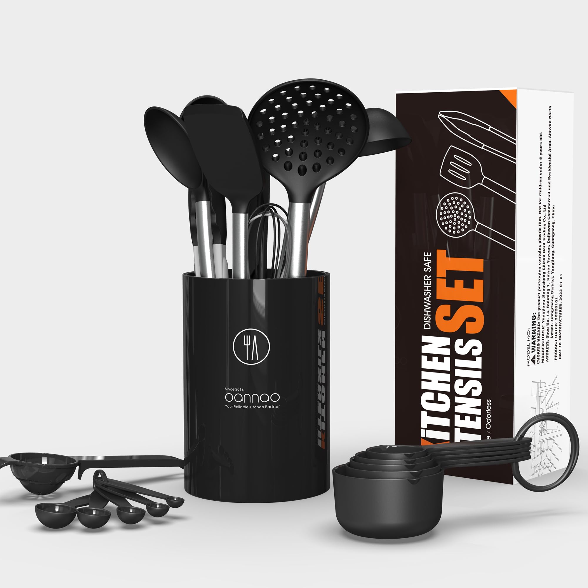 oannao slotted spoon for draining liquids while cooking