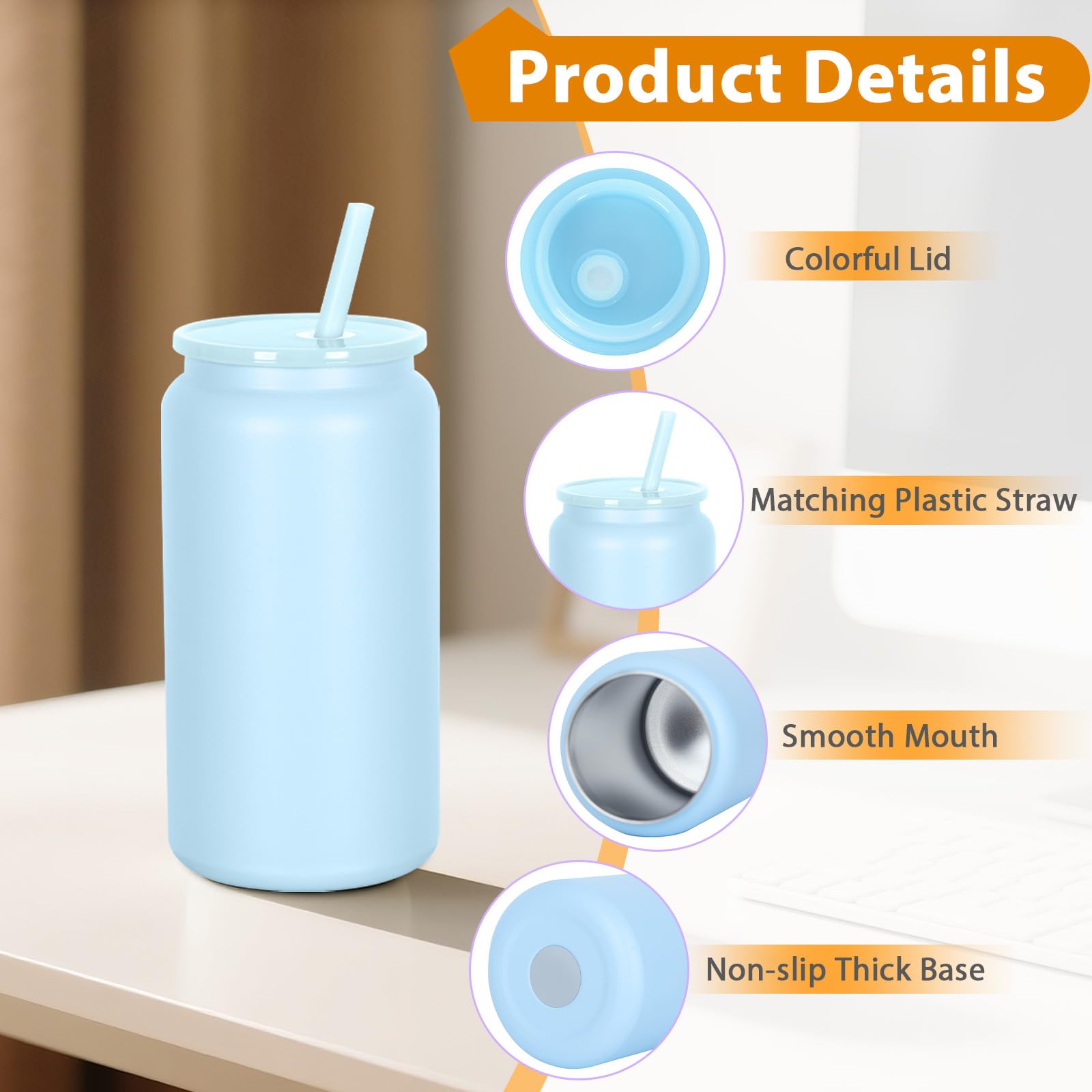 oaptuza BPA-free 18/8 stainless steel ensures safe, odorless beverages